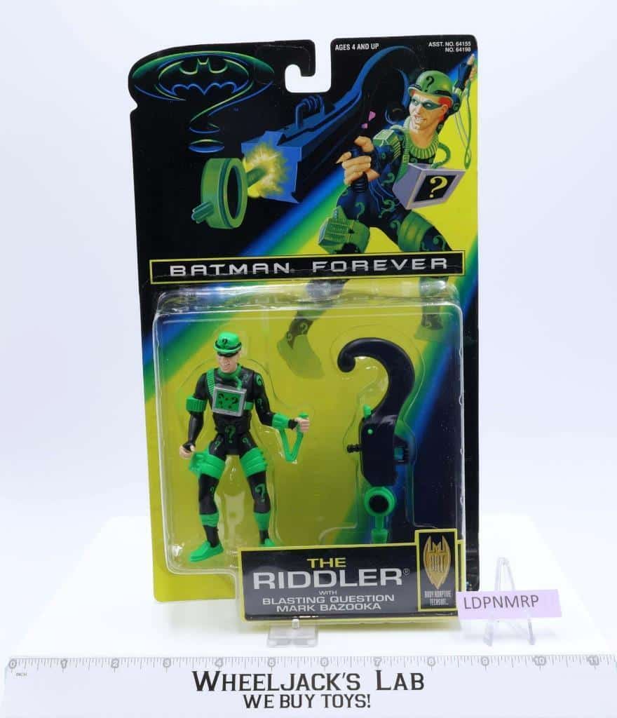 The Riddler NEW MOSC Batman Forever Kenner 1995 Action Figure