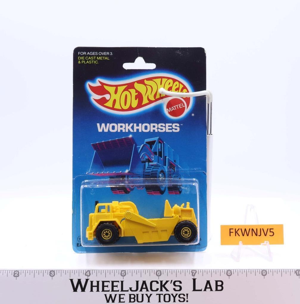 Earth Mover 3715 Hot Wheels Workhorses Mattel 1988 Vintage NEW MOSC