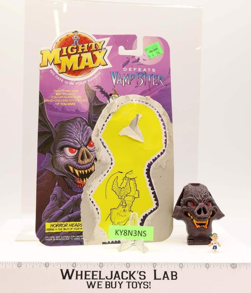 Horror Heads Vamp Biter 1992 Mighty Max Bluebird Toys Vintage