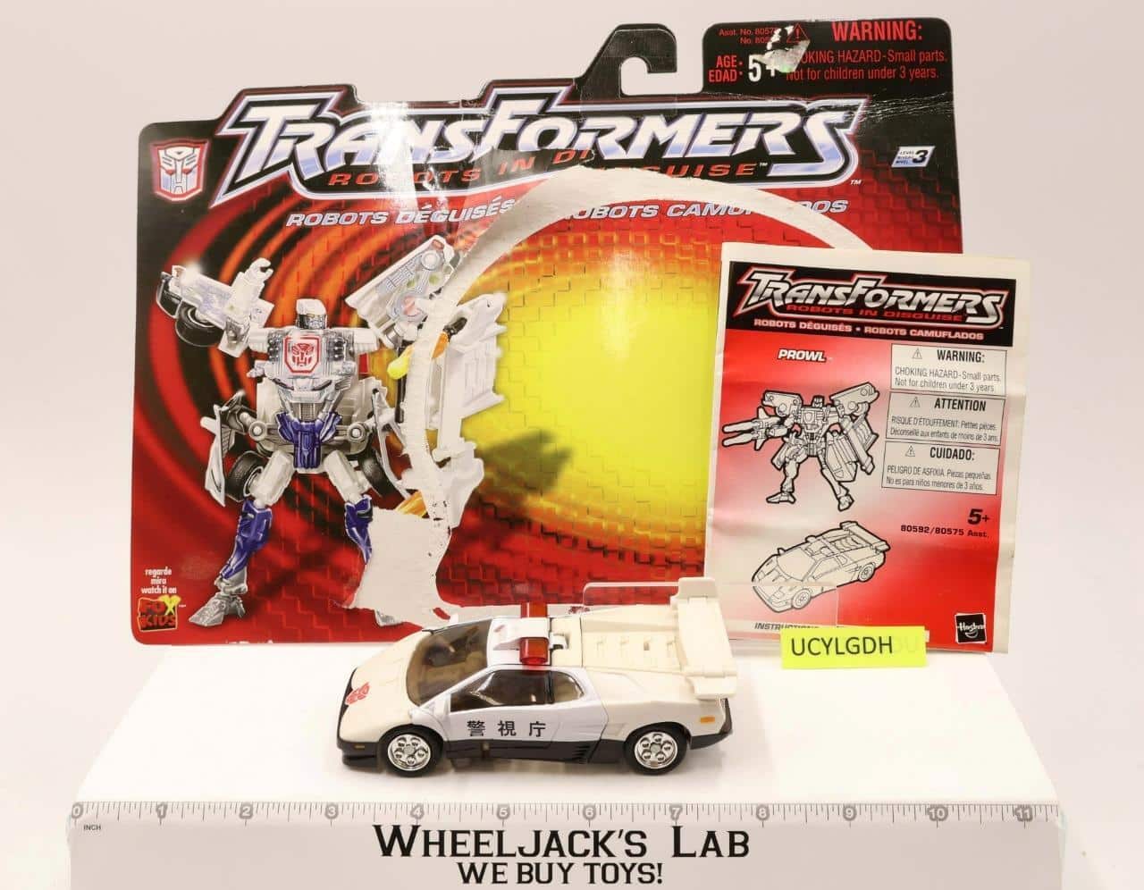 Prowl RID Robots In Disguise 2001 Hasbro Transformers Action Figures 