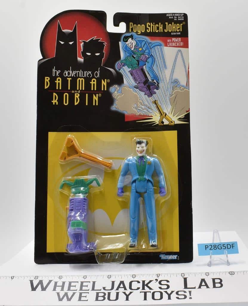 Pogo Stick Joker MOSC NEW The Adventures of Batman and Robin Kenner 1995 Figure Wheeljack's Lab