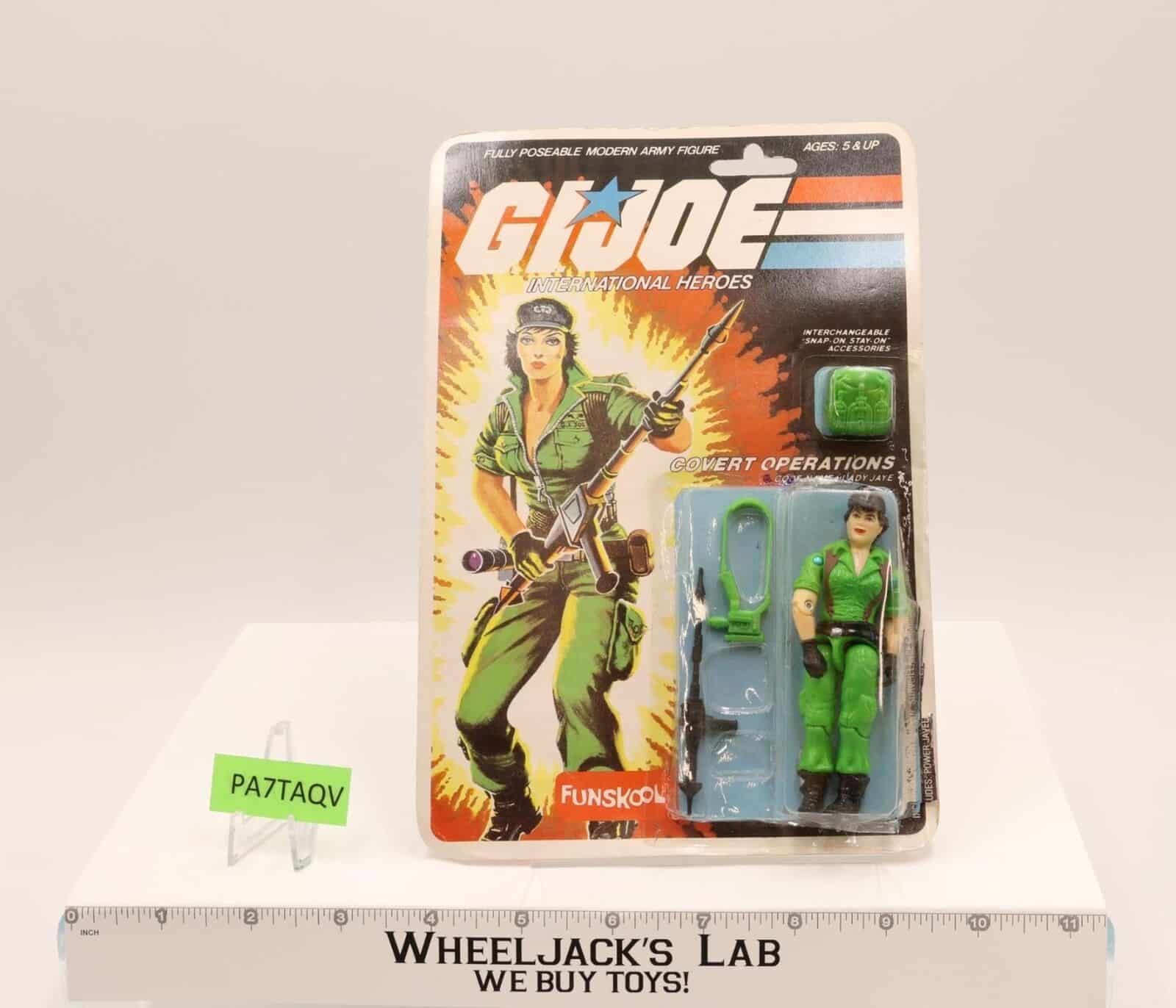 Lady Jaye GI Joe 1990 Funskool India Action Figure NEW MOSC SEALED
