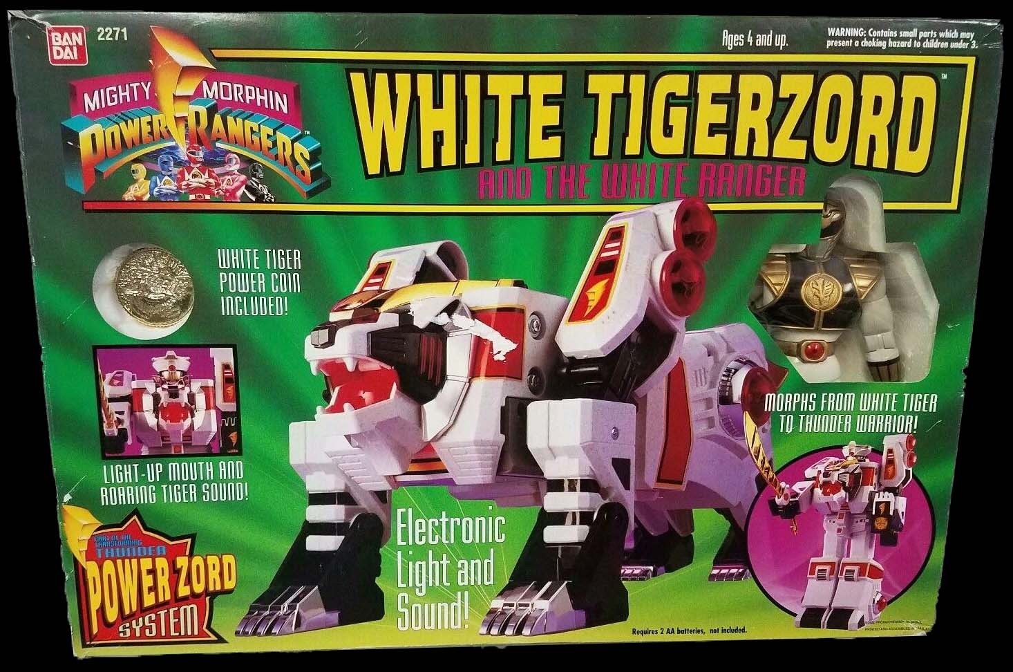 Bandai’s White Tigerzord (1995)