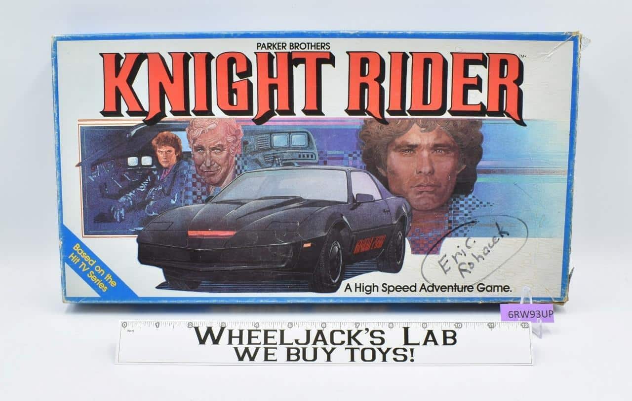 Knight Rider High Speed Adventure Board Game Parker Brothers 1982