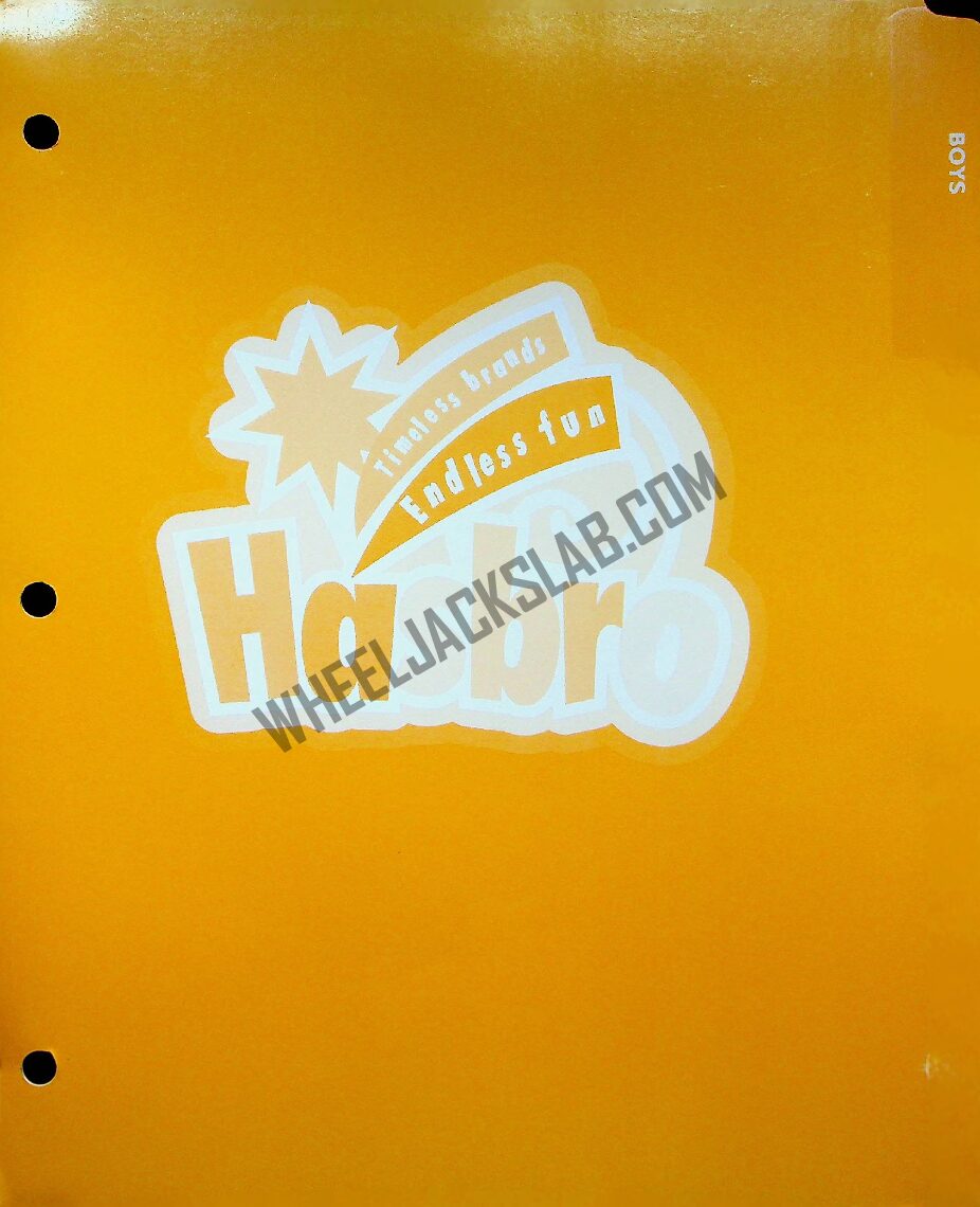 1997 Hasbro PreToy Fair Catalog Wheeljack's Lab