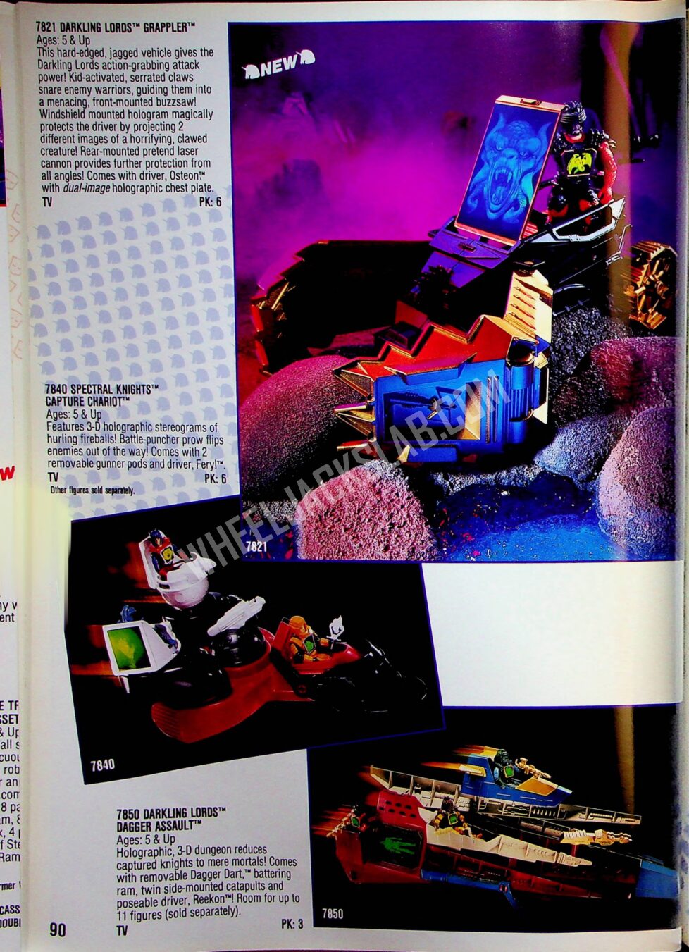 1988 Hasbro Toy Fair Catalog Wheeljack's Lab