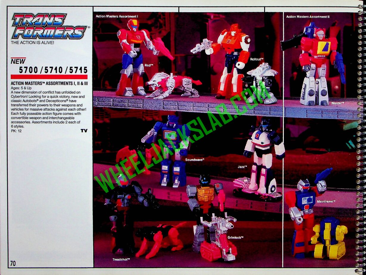 1990 Hasbro Toy Fair Catalog Wheeljack's Lab