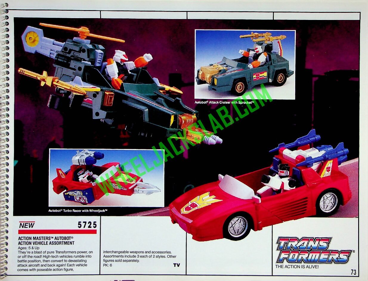 1990 Hasbro Toy Fair Catalog Wheeljack's Lab