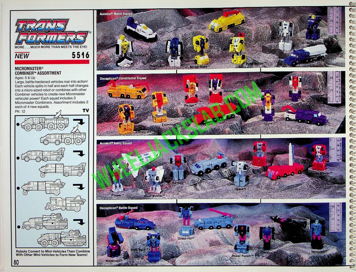 1990 Hasbro Toy Fair Catalog Wheeljack's Lab