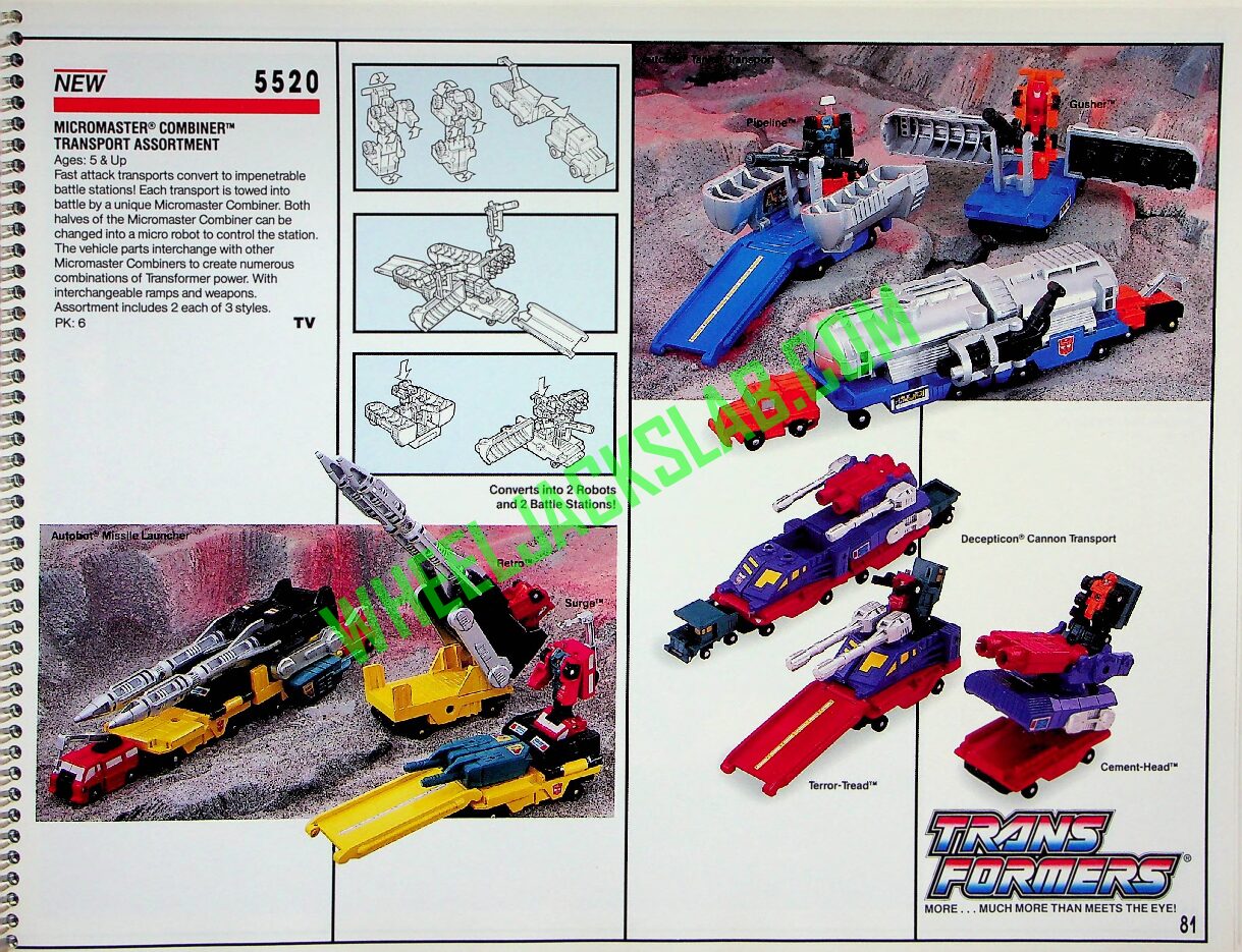 1990 Hasbro Toy Fair Catalog Wheeljack's Lab