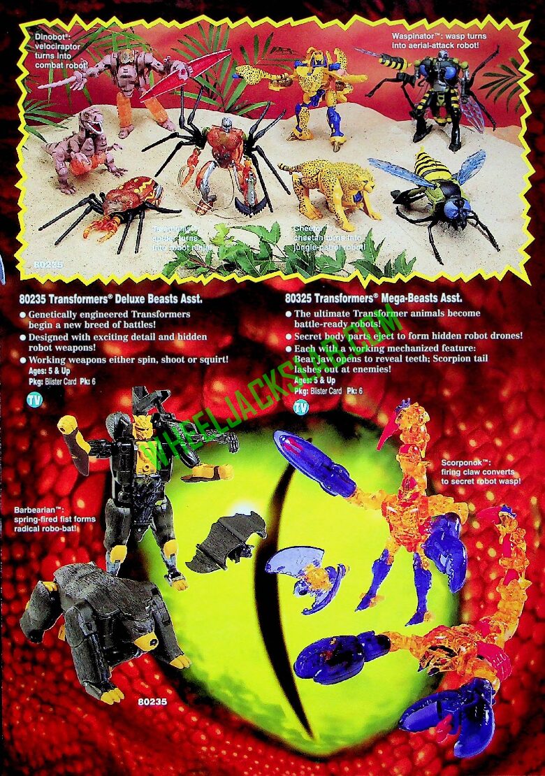 1996 Hasbro PreToy Fair Catalog Wheeljack's Lab