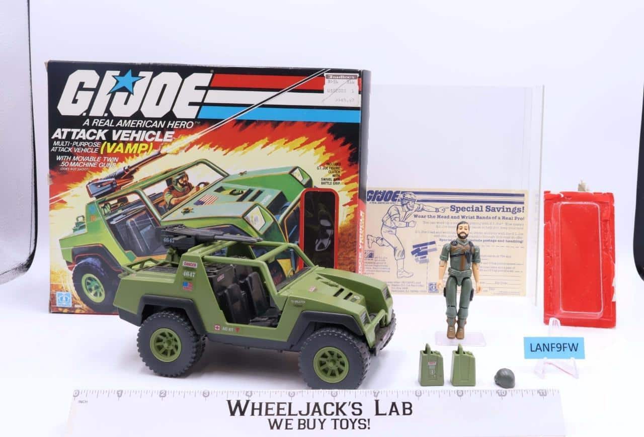 VAMP W/ Clutch 100 Complete GI Joe 1984 Hasbro Vintage Action Figure