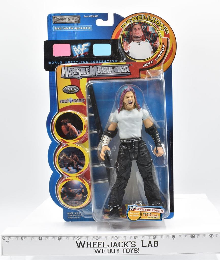 Jeff Hardy WrestleMania XVII Rebellion WWF WWE Jakks Pacific