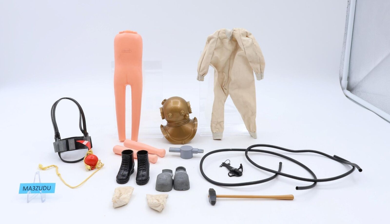 GI Joe Deep Sea Diver Action Sailor Equipment Set 100 Complete Vintage