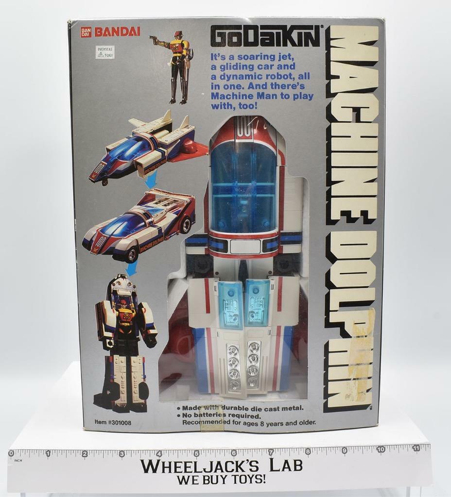 Machine Dolphin DEAD STOCK MINT UNUSED Godaikin 1984 Bandai Popy