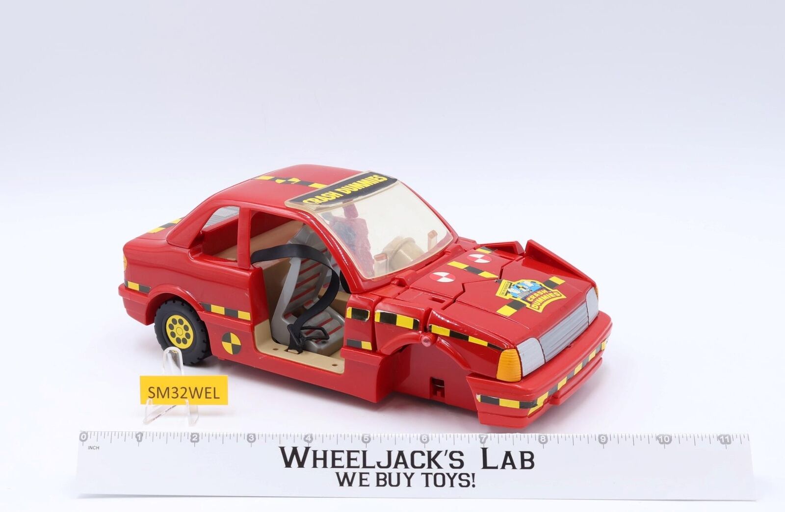 Crash Car W/ Dash 100 Complete Crash Dummies 1992 Tyco Action Figure