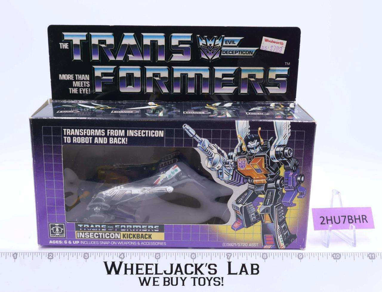 Kickback W NICE BOX & FIGURE 100 Complete 1985 Vintage Hasbro G1