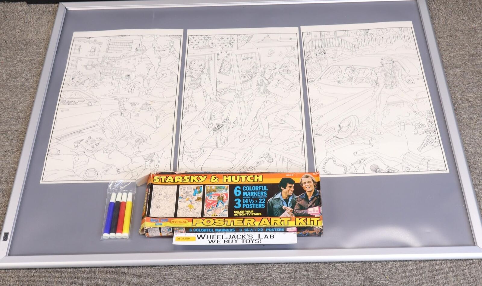 Starsky & Hutch Poster Art Kit 3Posters 14.5" X 22" 1976 Board King