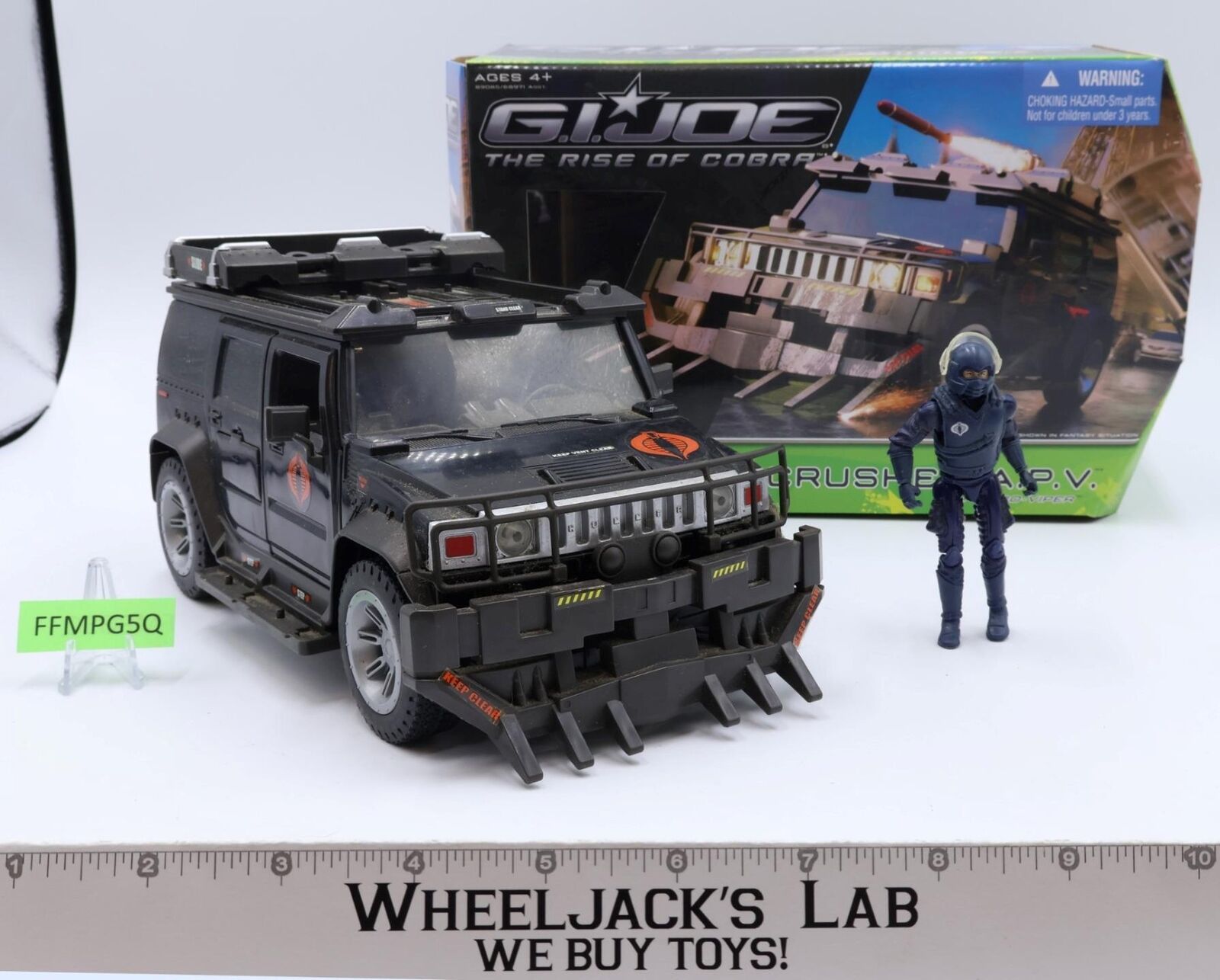 ミリタリー G.I. Joe Steel Crusher A.P.V. NinjaViper 2009 GI JOE ROC STEEL CRUSHER A.P.V. & NITRO-VIPER v2 MIB