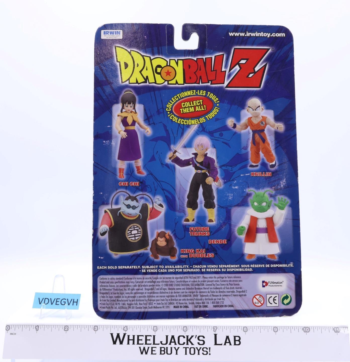 King Kai w/ Bubbles Saiyan Saga Dragon Ball Z 2000 Irwin Toys NEW MOSC