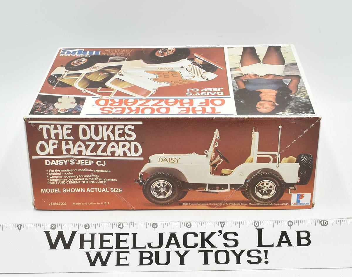 Dukes Of Hazzard Daisy's Jeep CJ Model Kit MPC Warner Bros. 1980