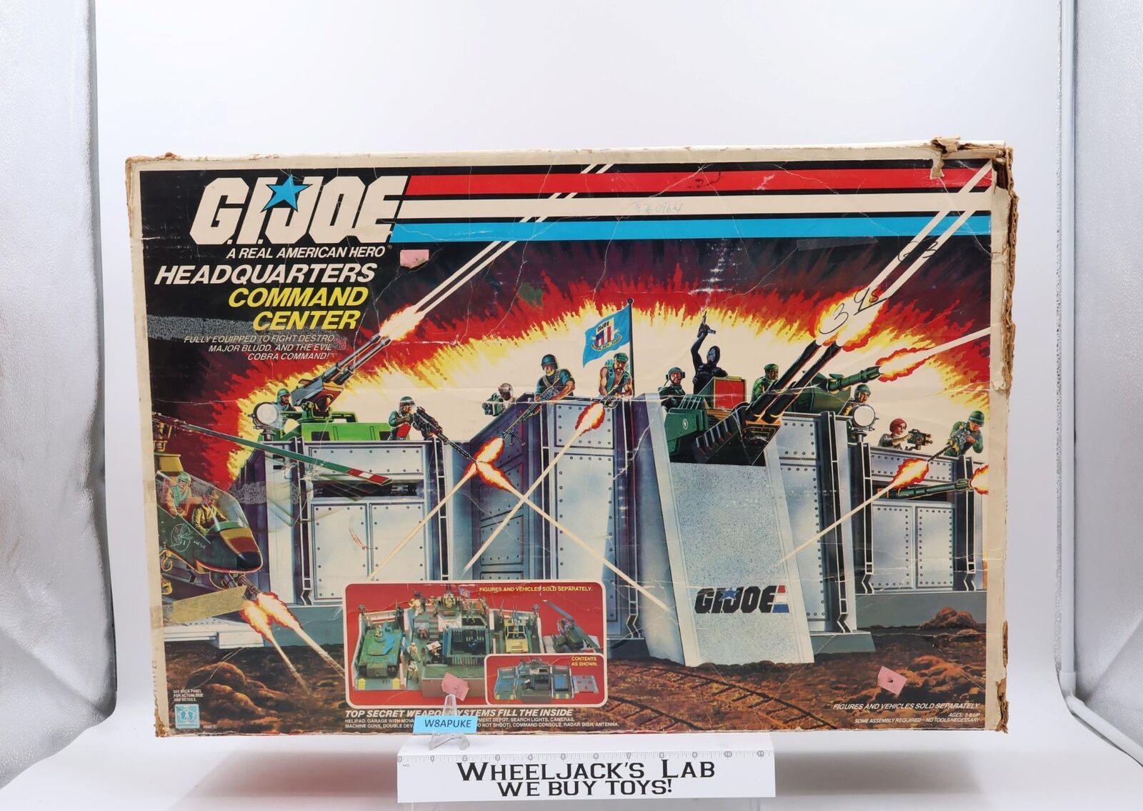 Headquarters Command Center W/ BOX GI Joe 1983 Hasbro Action Figure