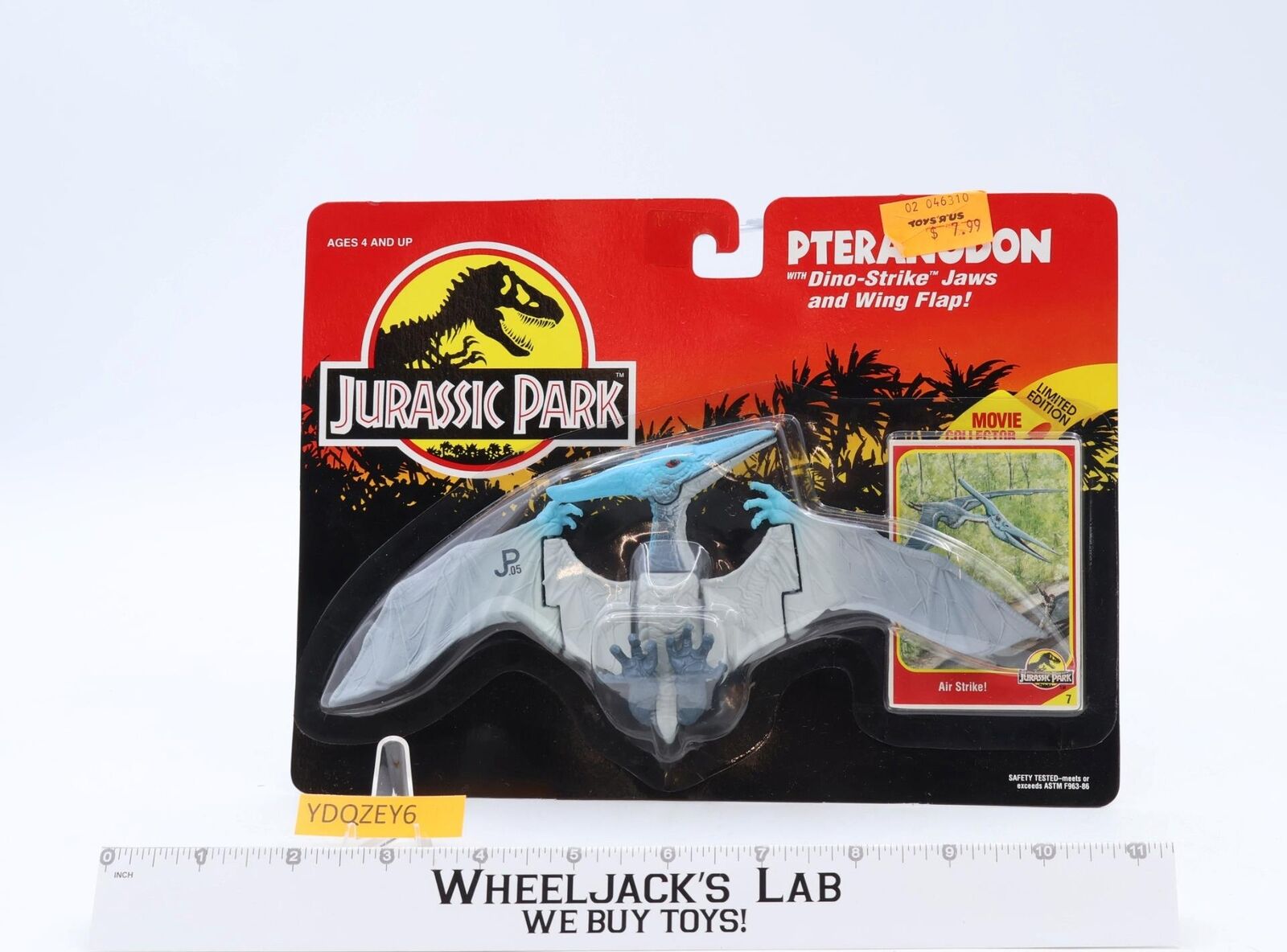 Pteranodon Jurassic Park Dino Strike 1993 Kenner Action Figure NEW SEALED -  Wheeljack's Lab, image size:1600x1184