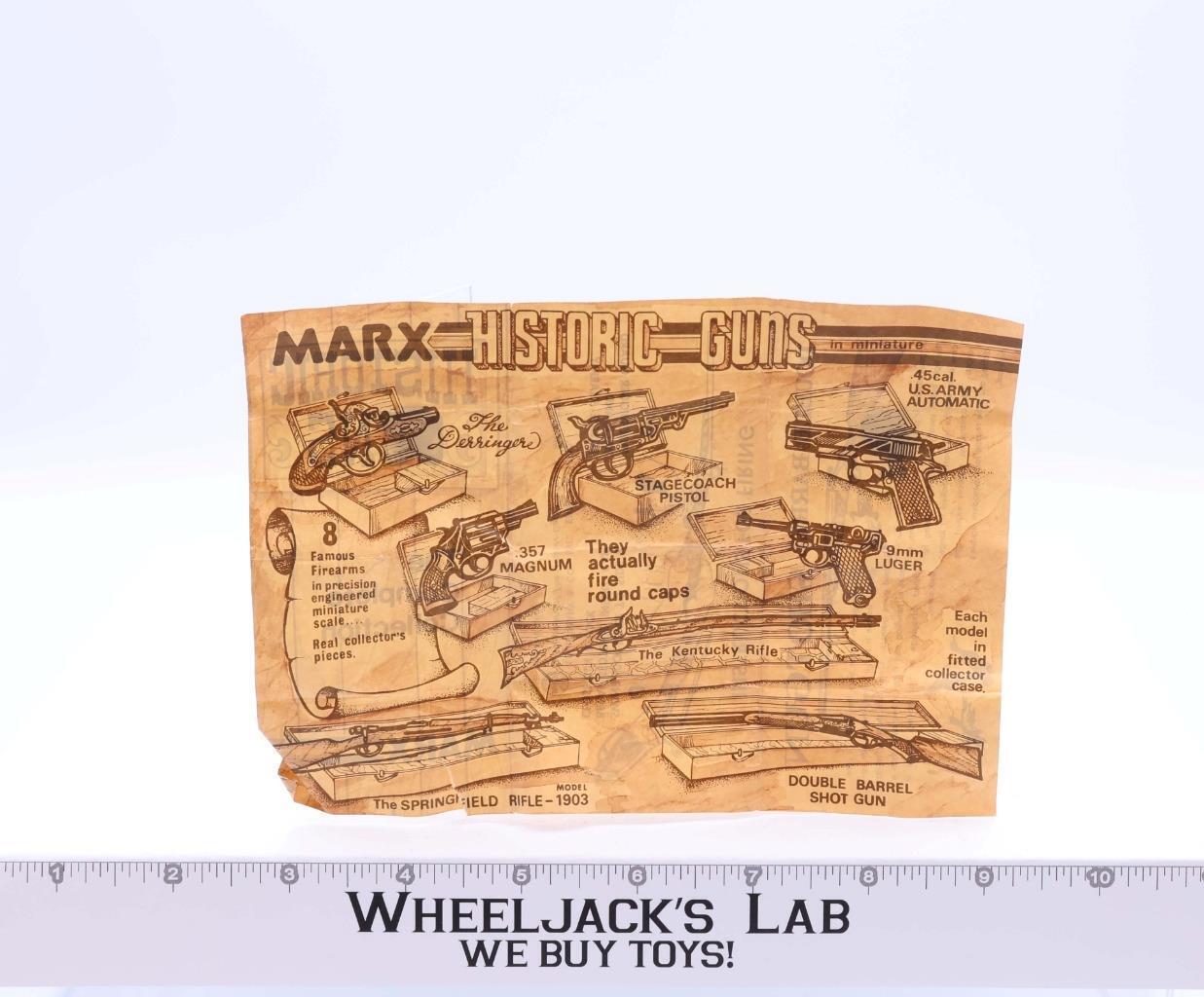 Double Barrel Shotgun Marx 1974 Vintage Western Cowboy Historic Guns