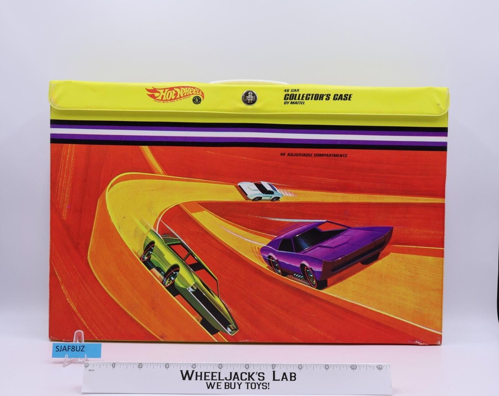 48 Car Collector's Race Case W/Trays Hot Wheels 1969 Mattel Vintage