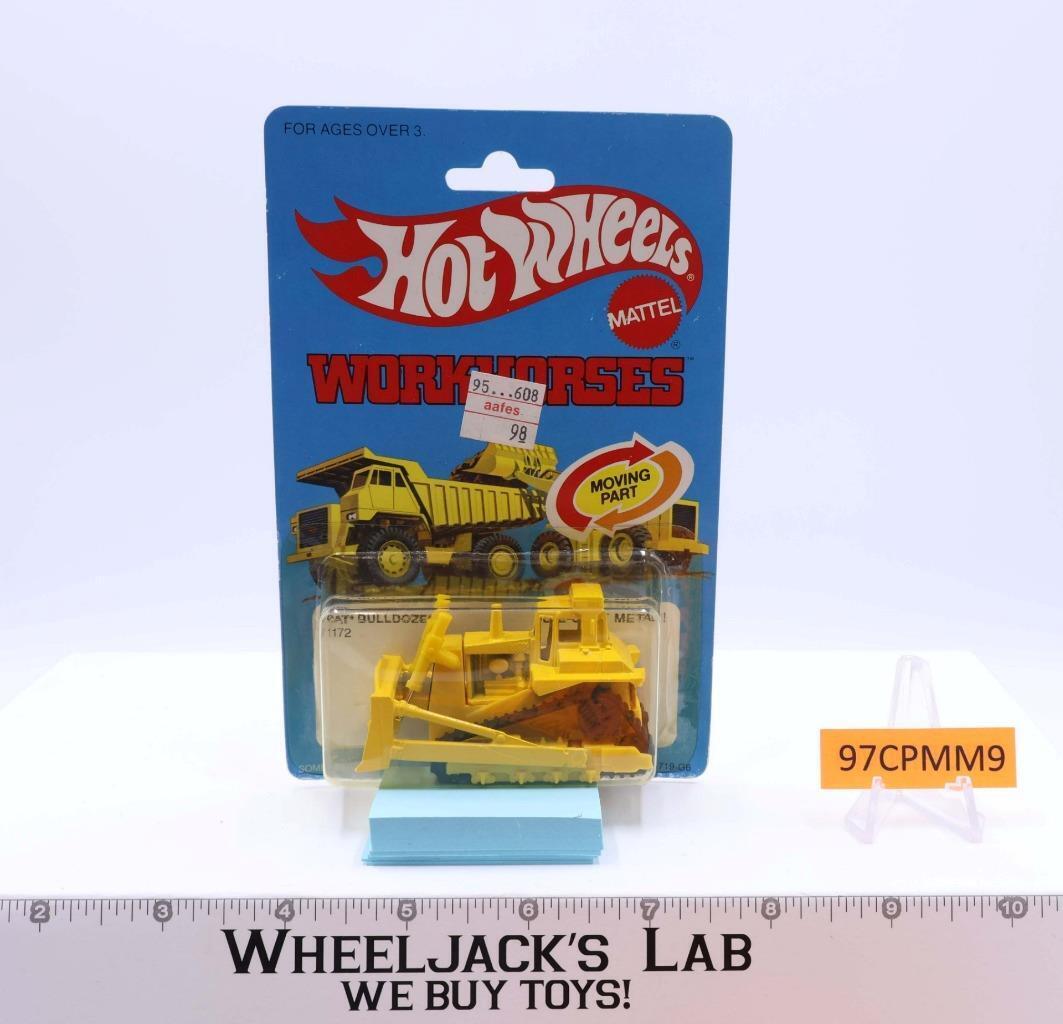 CAT Bulldozer YELLOW 1172 Hot Wheels Workhorses Mattel 1979 Vintage