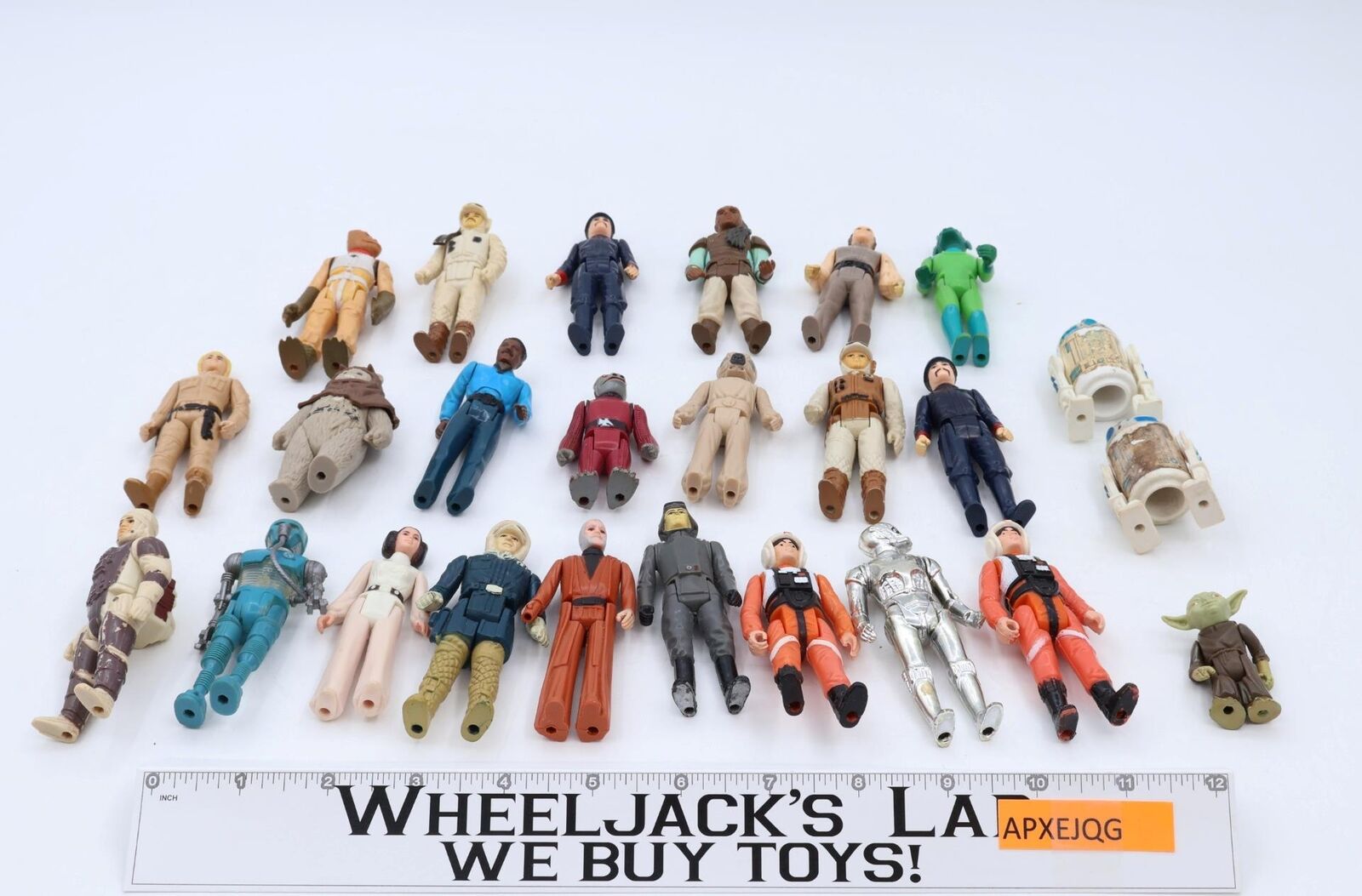 Lot of 25 Star Wars 1970s1980s Kenner Vintage Action Figures