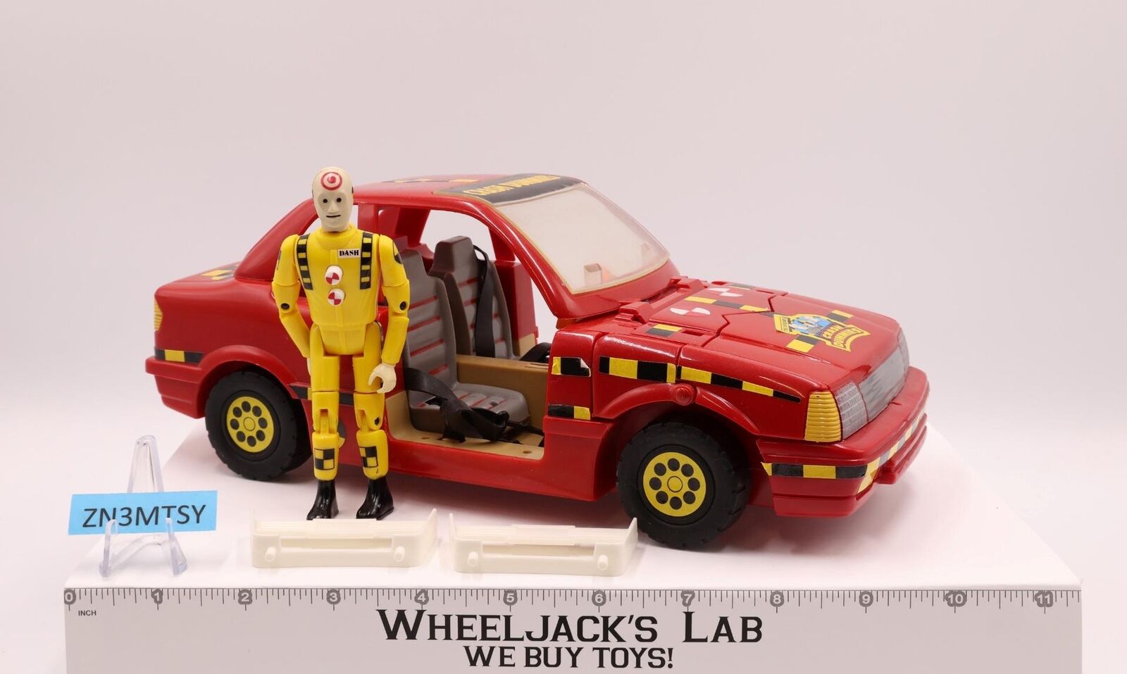 Crash Car W/ Dash 100% Complete Crash Dummies 1992 Tyco