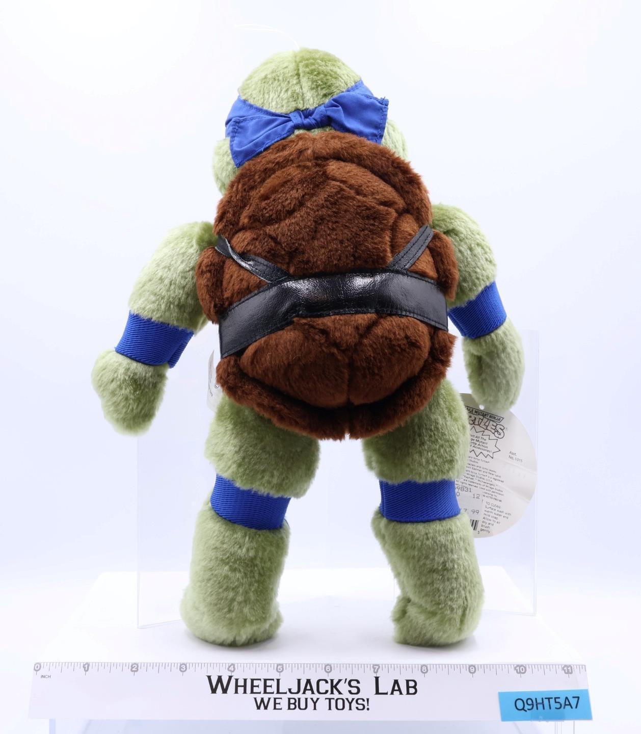 Leonardo TMNT Teenage Mutant Ninja Turtles 1989 Playmates 14" Stuffed