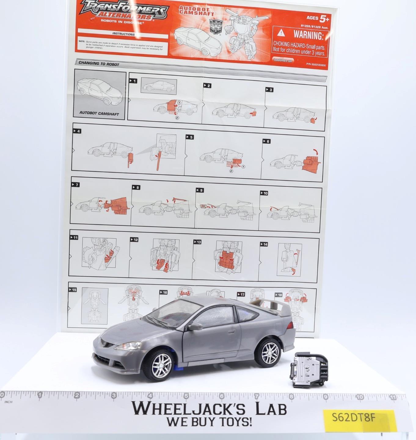 Camshaft 100 Complete Transformers Alternators 2004 Hasbro Action