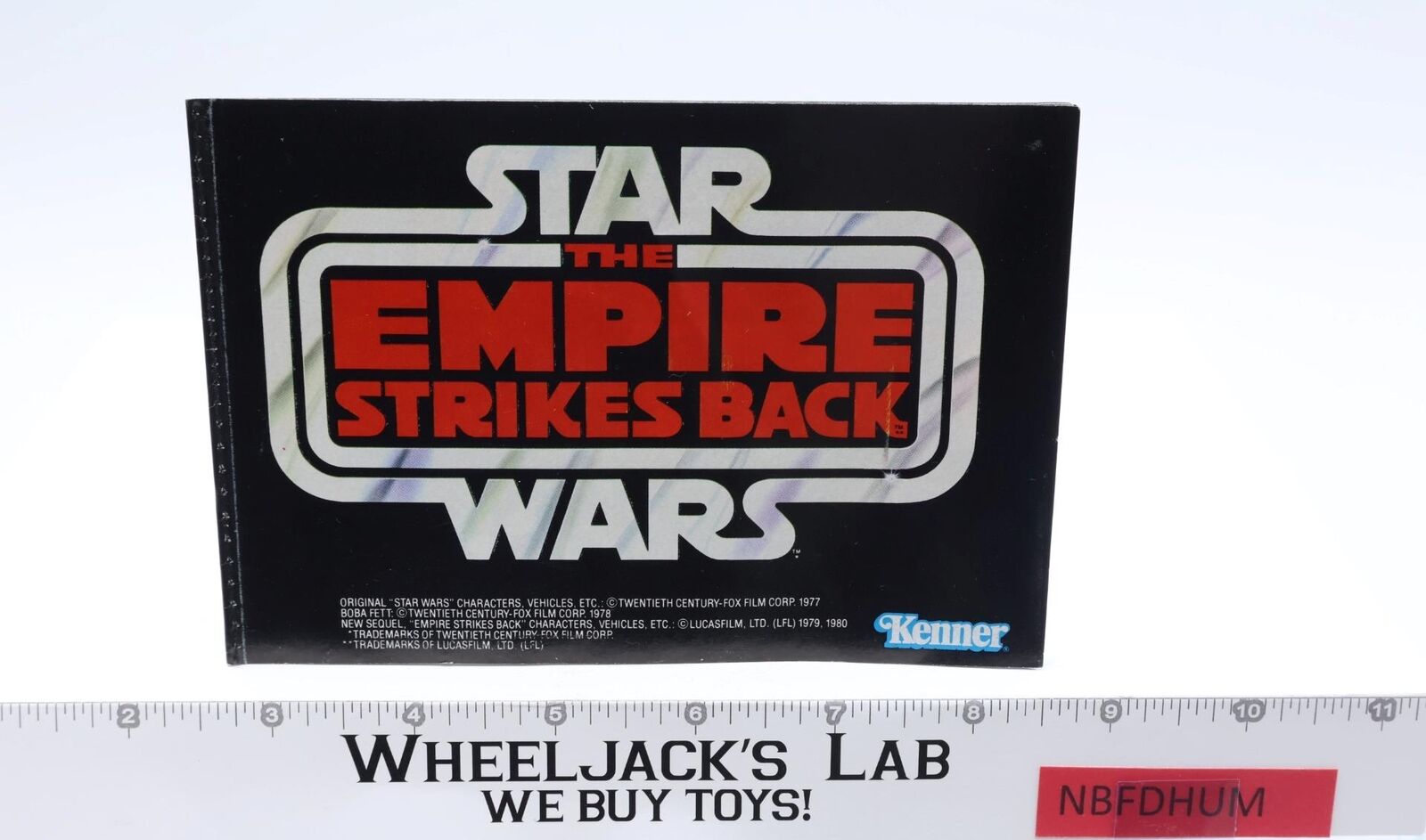 The Empire Strikes Back Mini Toy Catalog Insert ORIGINAL Star Wars 1980