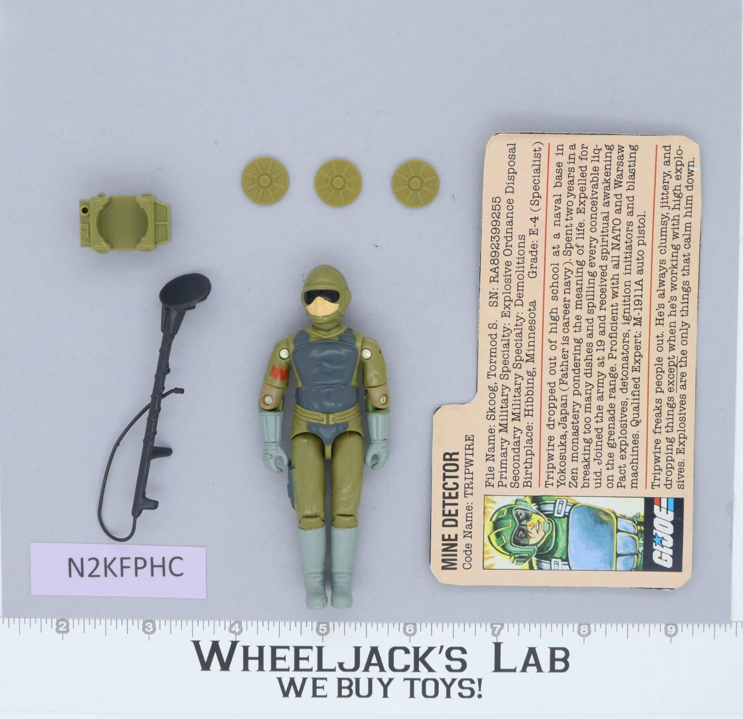 Tripwire V1 100 Complete G.I. Joe 1983 Hasbro Vintage Action Figure