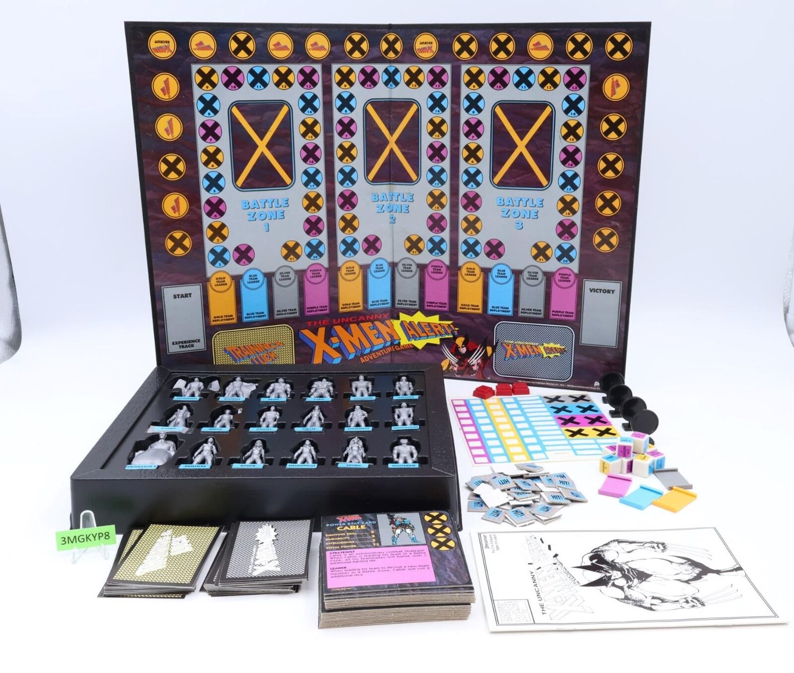 The Uncanny XMen Alert Adventure Game Marvel Comics 1992 Pressman