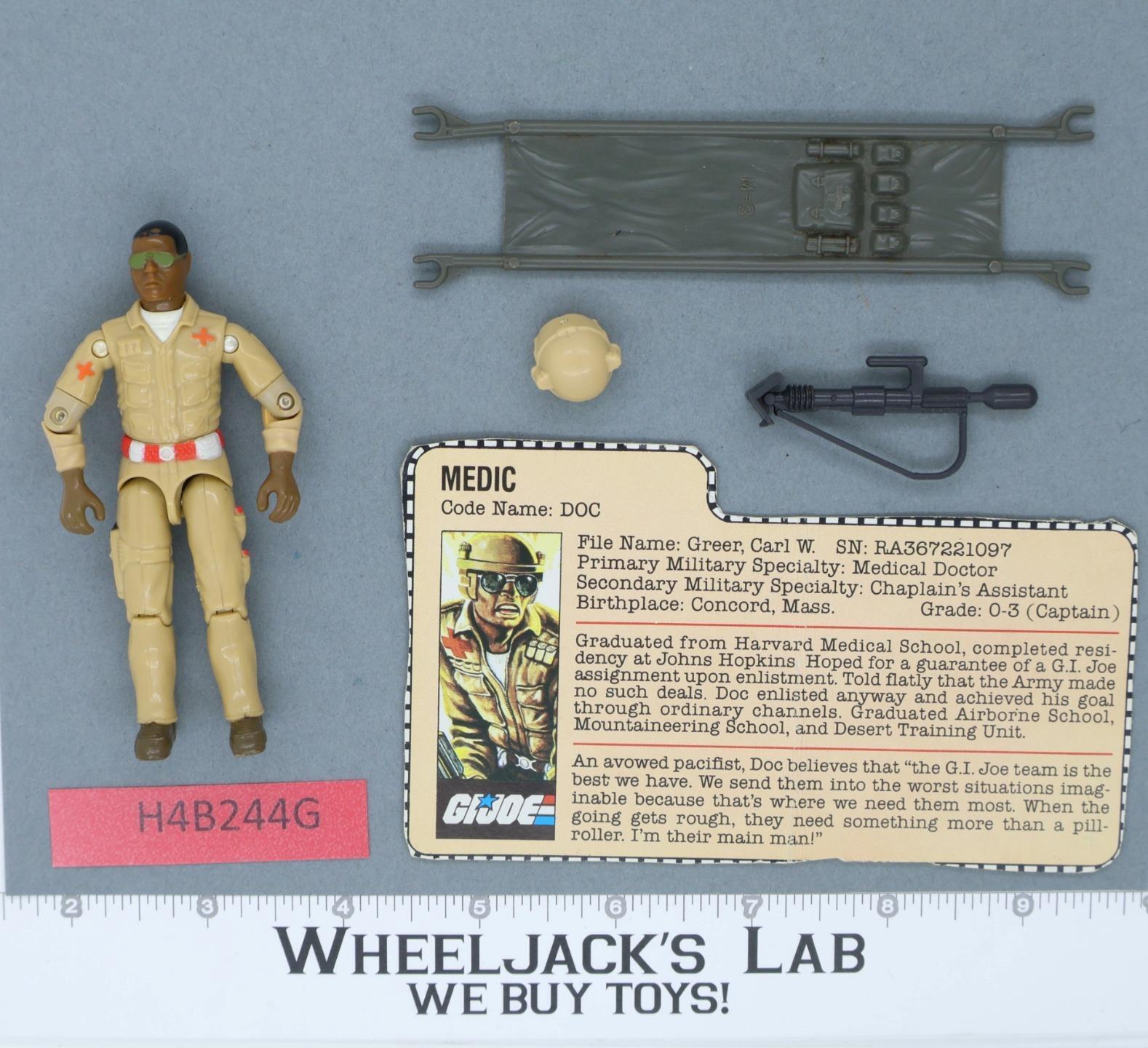 Doc V1 100 Complete G.I. Joe 1983 Hasbro Vintage Action Figure