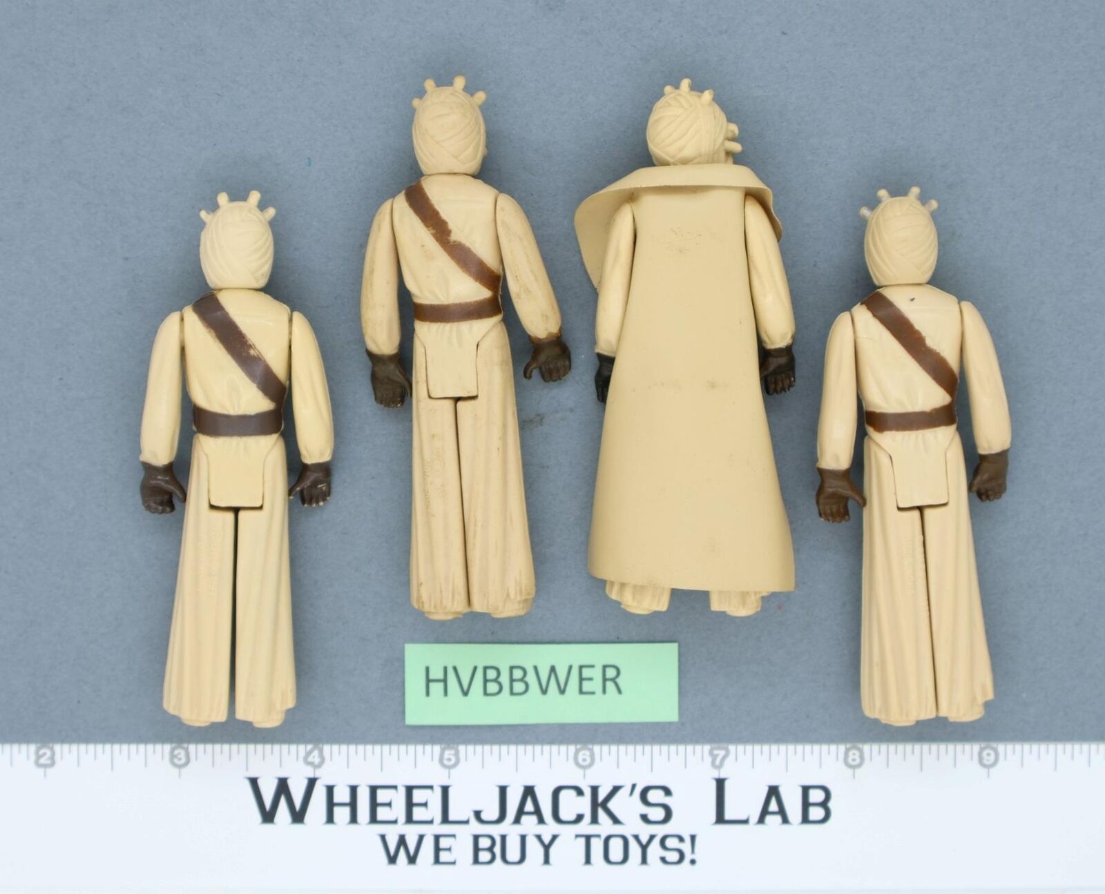 Lot of 4 Tusken Raiders Sand People Star Wars 1977 Vintage Action Figure Kenner gallery image 1