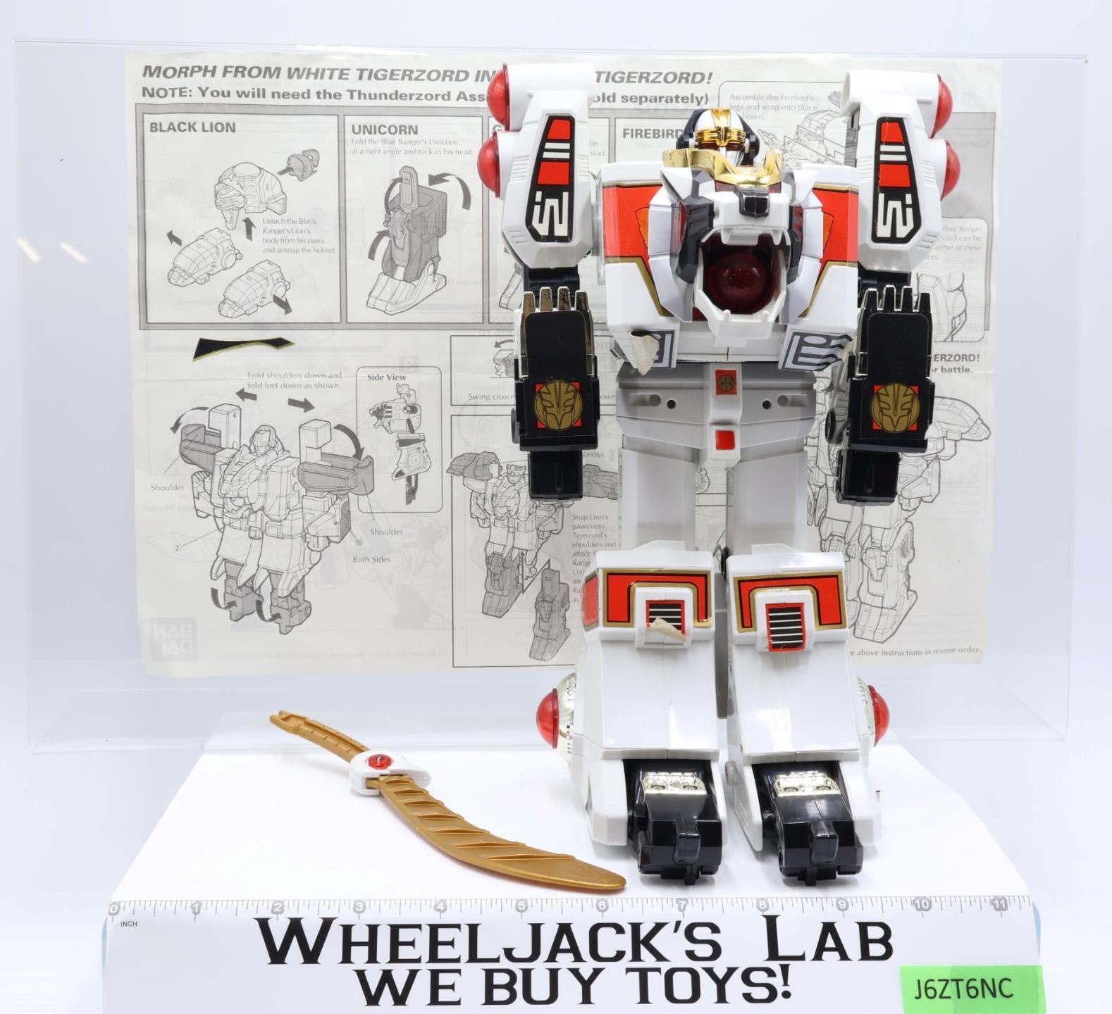 ホワイトタイガー POWER RANGERS 1994 White Tiger Zord~WORKS~ good condition