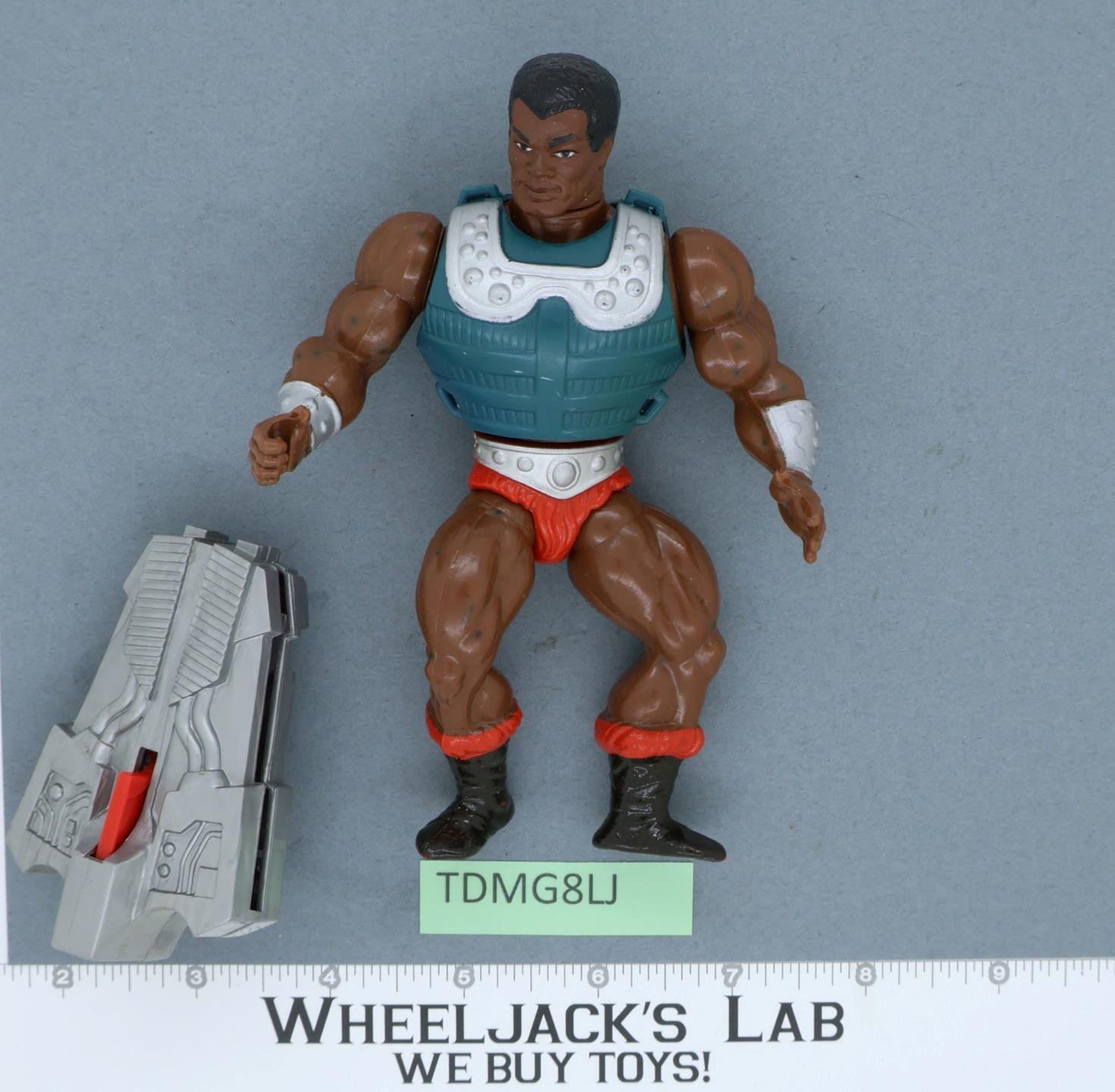 Clamp Champ 100 Complete HeMan Masters of the Universe MOTU 1987 Mattel Figure Wheeljack's Lab