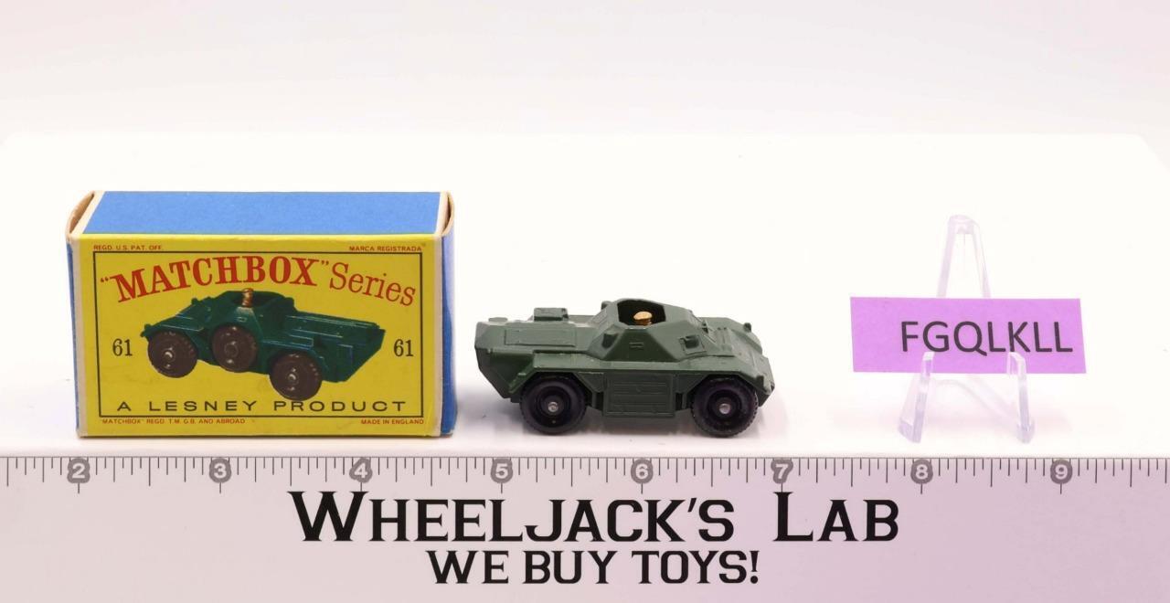 MATCHBOX 　No.61 Army Scout Car Matchbox restoration Army Scout car nr 61 Diecast car