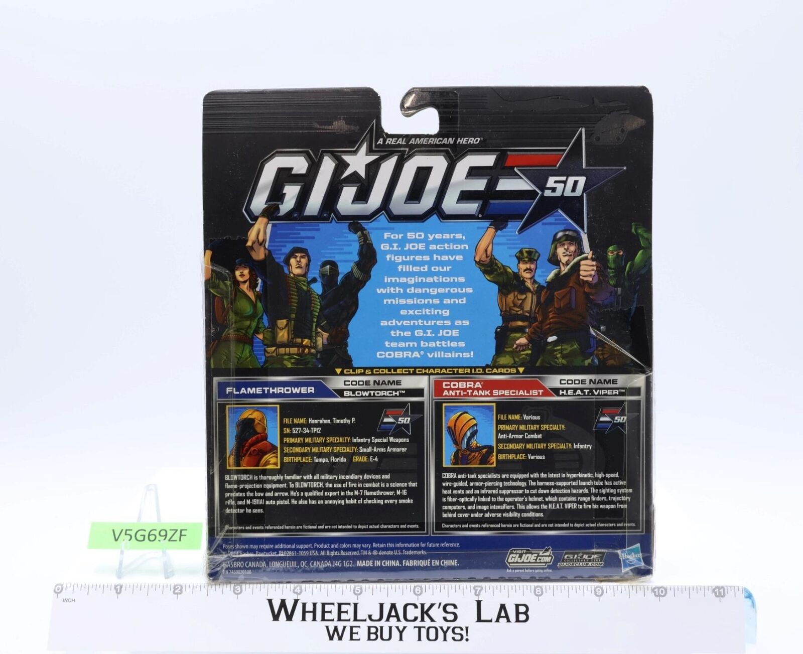 Blowtorch vs HEAT Viper Heated Battle Two Pack G.I. Joe 50th