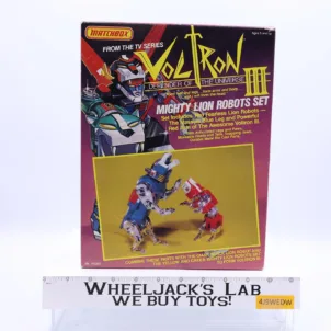 Voltron III Blue & Red Mighty Lion Robots Set W/Box 100% Complete Matchbox 1984 Voltron III Blue & Red Mighty Lion Robots Set W/Box 100% Complete Matchbox 1984