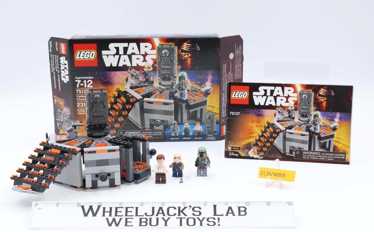 #75137 Carbon Freezing Chamber 100% Complete Lego 2016 Star Wars ...