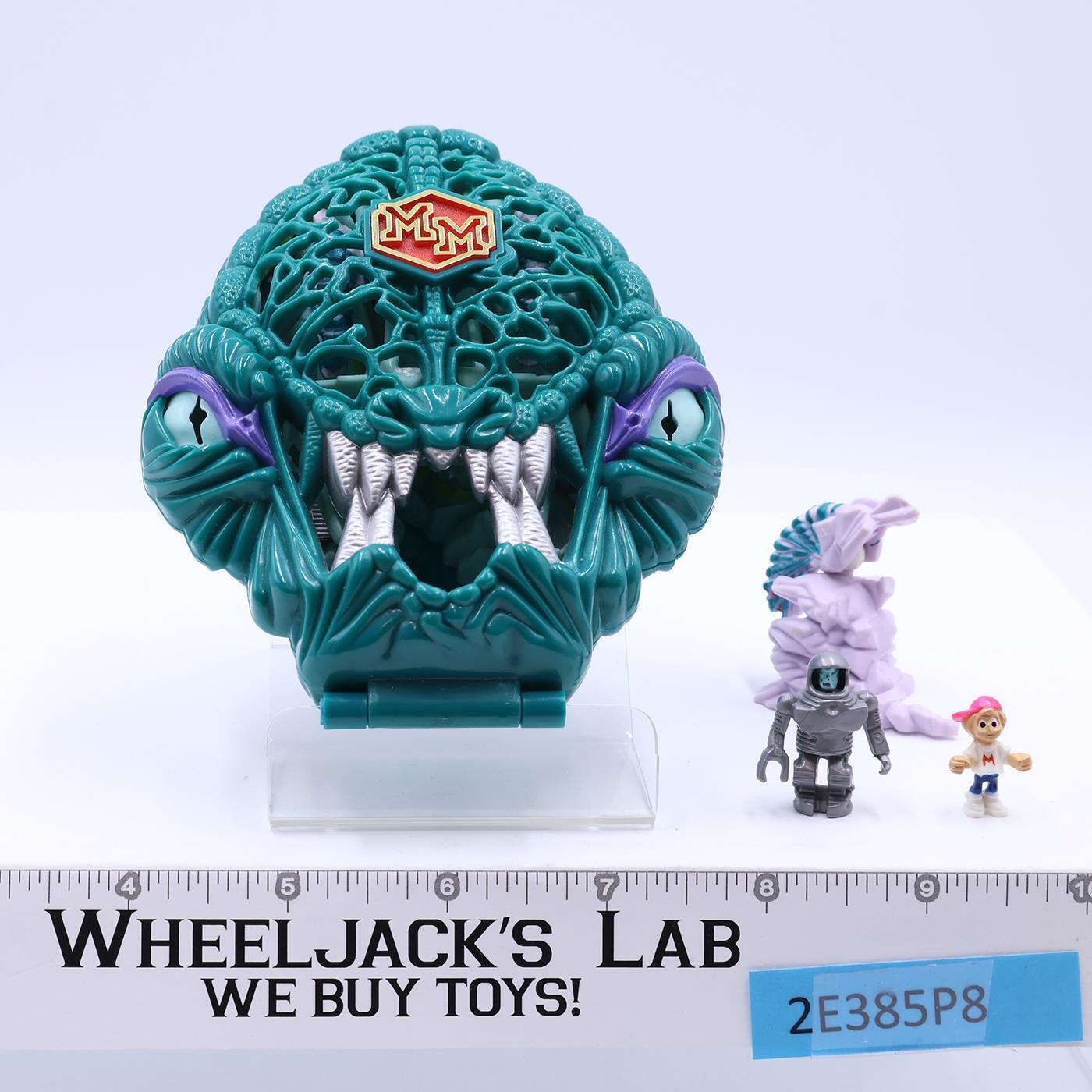 Ice Alien 100% Complete Doom Zones Mighty Max 1992 Bluebird