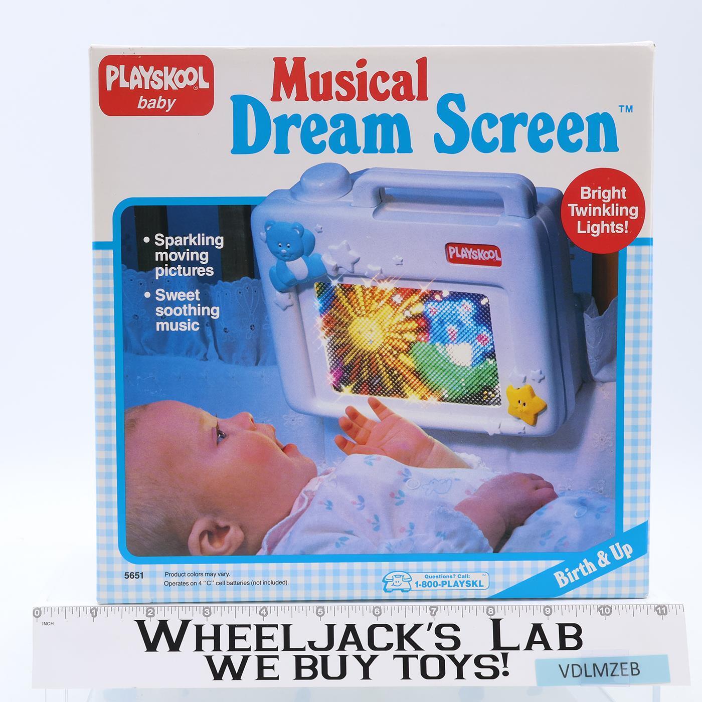 Musical Dream Screen 1990 Playskool Baby Toy Crib NEW MISB