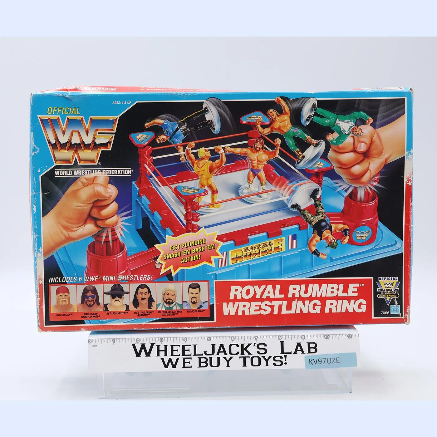 Royal Rumble Wrestling Ring WWF Wrestling 1991 Hasbro Titan Sports ...