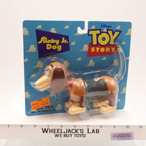 Slinky Dog Pull Toy Disney Toy Story 1996 James Industries 8" Long NEW SEALED