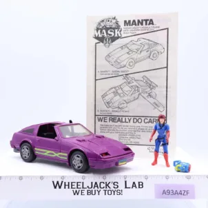 Manta W/Vanessa Warfield 100% Complete MASK M.A.S.K. 1987 Kenner Action Figure Manta W/Vanessa Warfield 100% Complete MASK M.A.S.K. 1987 Kenner Action Figure